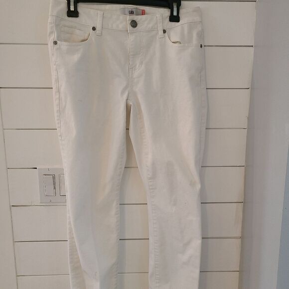 Cabi Women's White Jeans Slim - Picture 4 of 7
